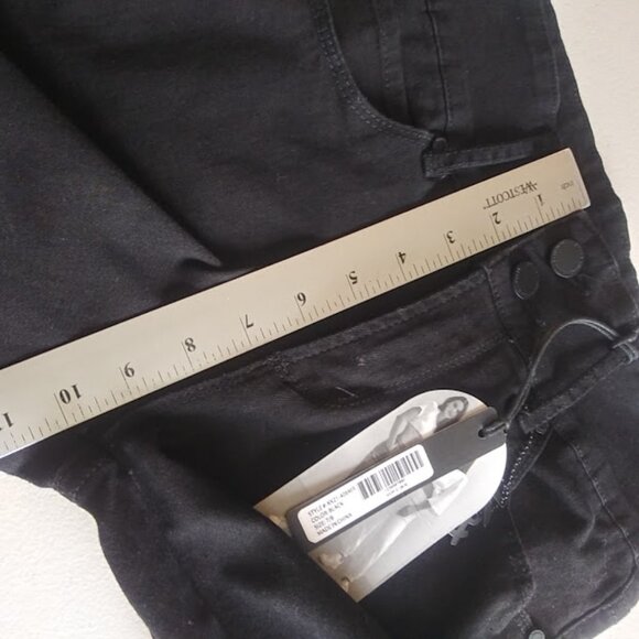 Kendall & Kylie women's size 7/8 black baby boot jeans - Picture 10 of 16